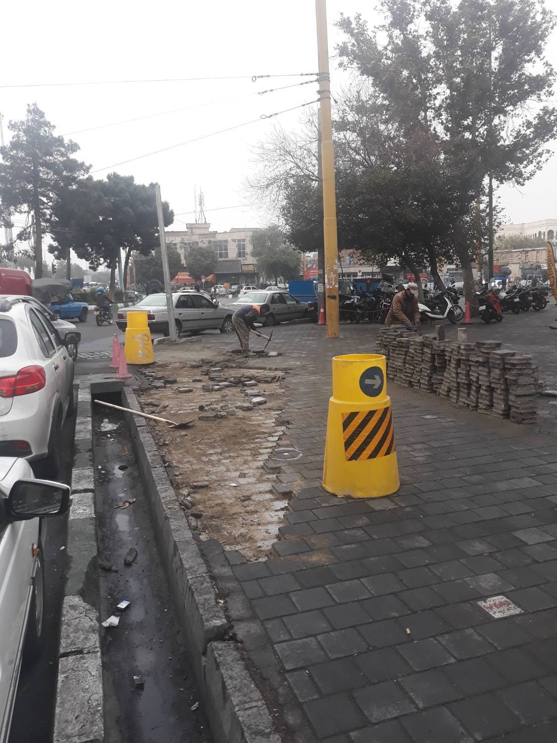 اصلاح هندسی میدان شوش ظرف یک ماه آینده / تثبیت جداکننده‌میانی در خیابان ابن‌سینا
