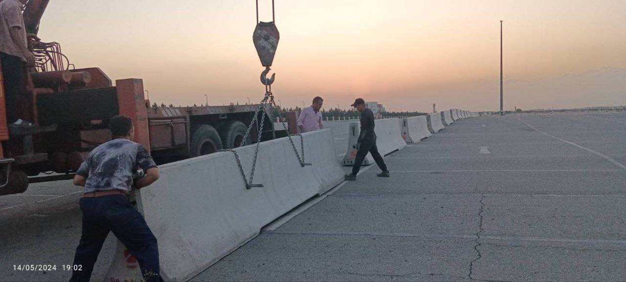 ساماندهی پارکینگ های حرم مطهر برای خودروهای زائران امام راحل در منطقه 19