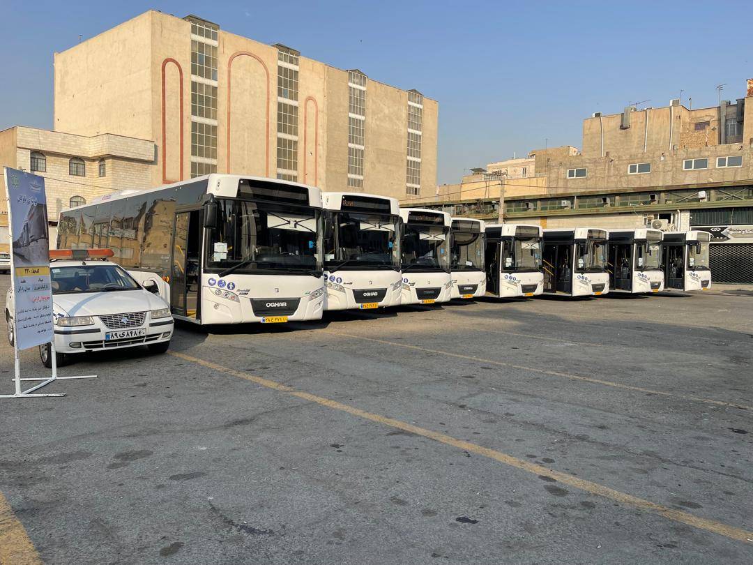 ۲۲ دستگاه اتوبوس جدید به ناوگان اتوبوسرانی منطقه ۲۰ اضافه شد