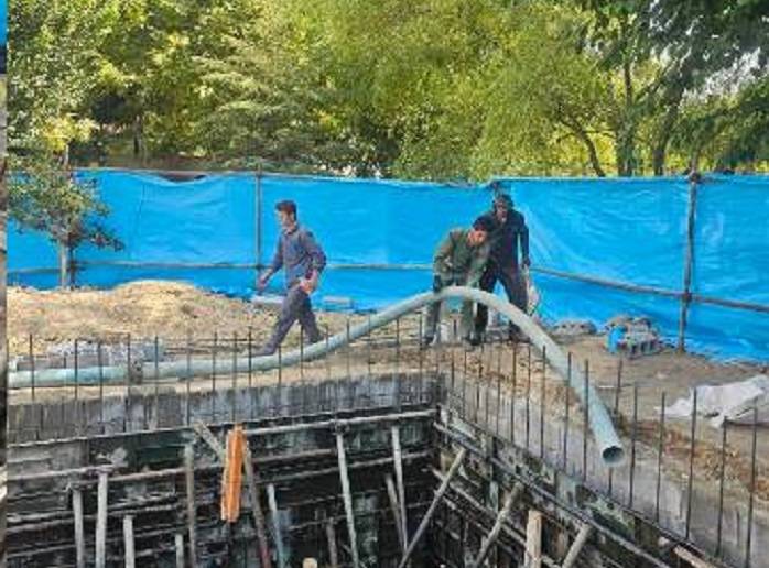 تجهیز بوستان‌های منطقه2 به مخزن بتنی ذخیره آب