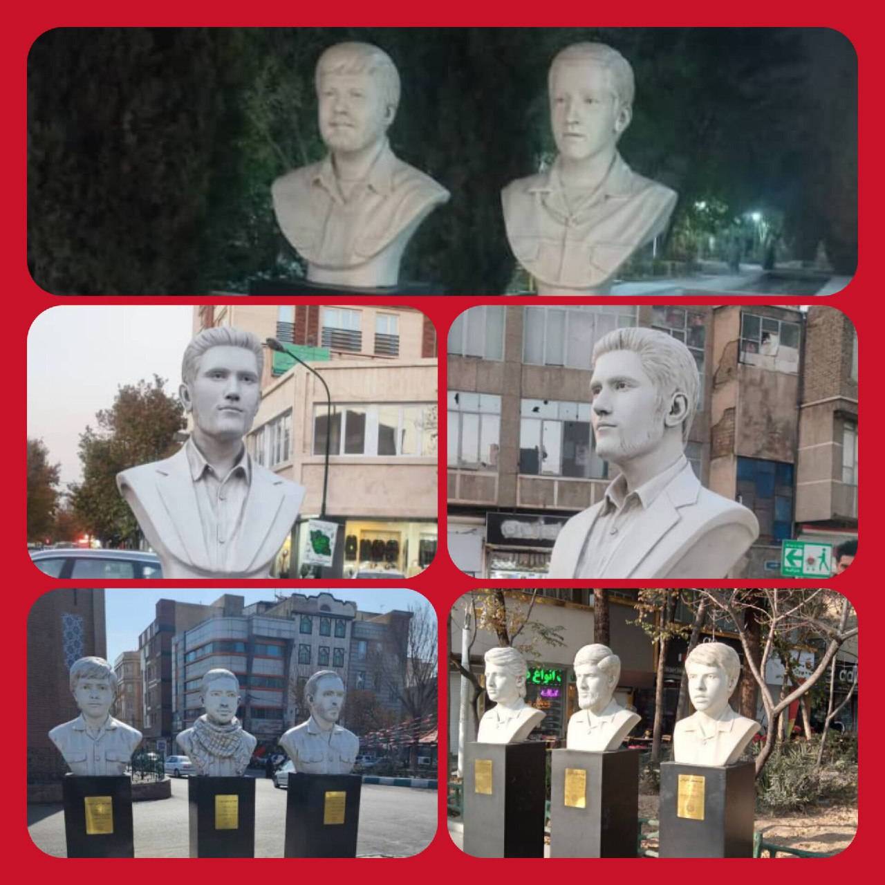 اتمام‌ نصب سردیس شهدای شاخص محلات