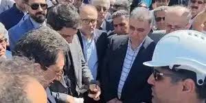 بازدید وزیر صمت از پروژه صبا امید غرب خاورمیانه
