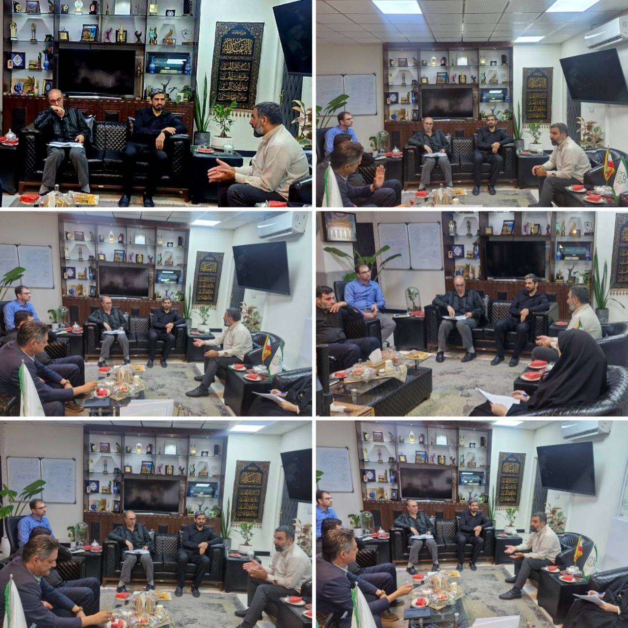 برگزاری جلسه هماهنگی برپایی خیمه یاری در محرم شهر میدان آزادی توسط سازمان خدمات و مشارکت های اجتماعی