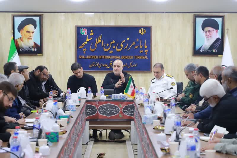 با تأکید بر هماهنگی کامل؛ آماده‌سازی مرز شلمچه برای میزبانی باشکوه اربعین کلید خورد