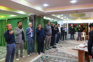 برگزاری مراسم عزاداری حضرت اباعبدالله الحسین (ع) در صندوق قرض‌الحسنه شاهد