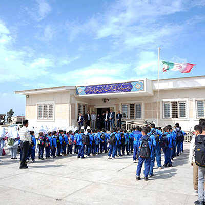 آغاز پروژه توسعه مدرسه بانک اقتصادنوین در روستای حاجیقره آق قلا