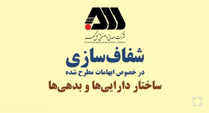 ساختار دارایی ها و بدهی های شرکت معدنی و صنعتی گل گهر