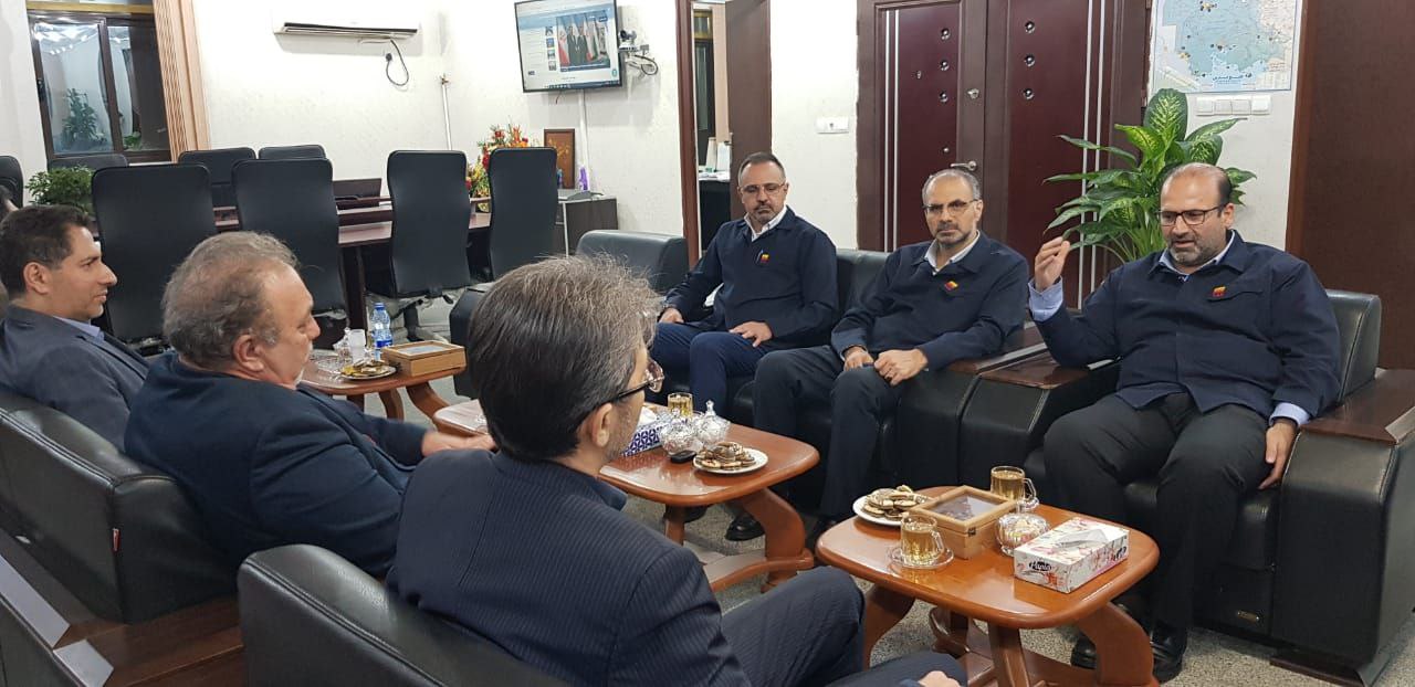مدیرعامل شرکت فولاد خوزستان با سرپرست سازمان صمت خوزستان دیدار نمود