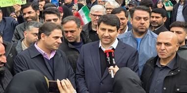 حضور پرشور خانواده شرکت مخابرات ایران در راهپیمایی باشکوه ۲۲ بهمن؛ نماد تعهد سازمانی و همبستگی ملی