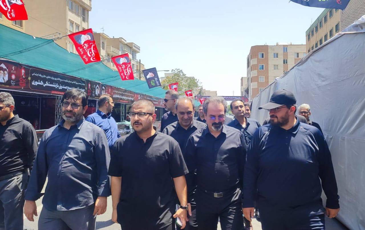 بازدید مدیرعامل هلدینگ صباانرژی از مواکب خدمت‌رسانی به زائران و عزاداران