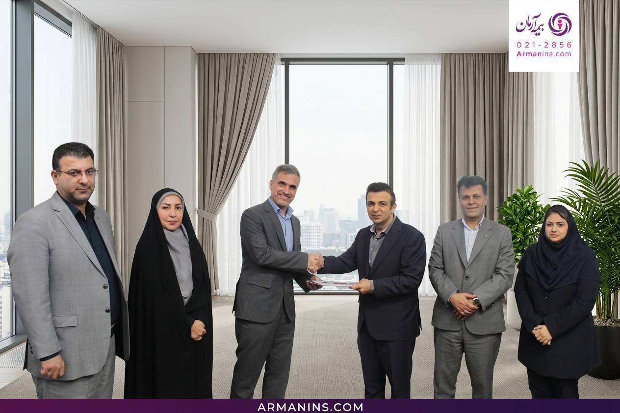 معارفه سرپرست مدیریت بازاریابی و ارتباط با مشتری بیمه آرمان