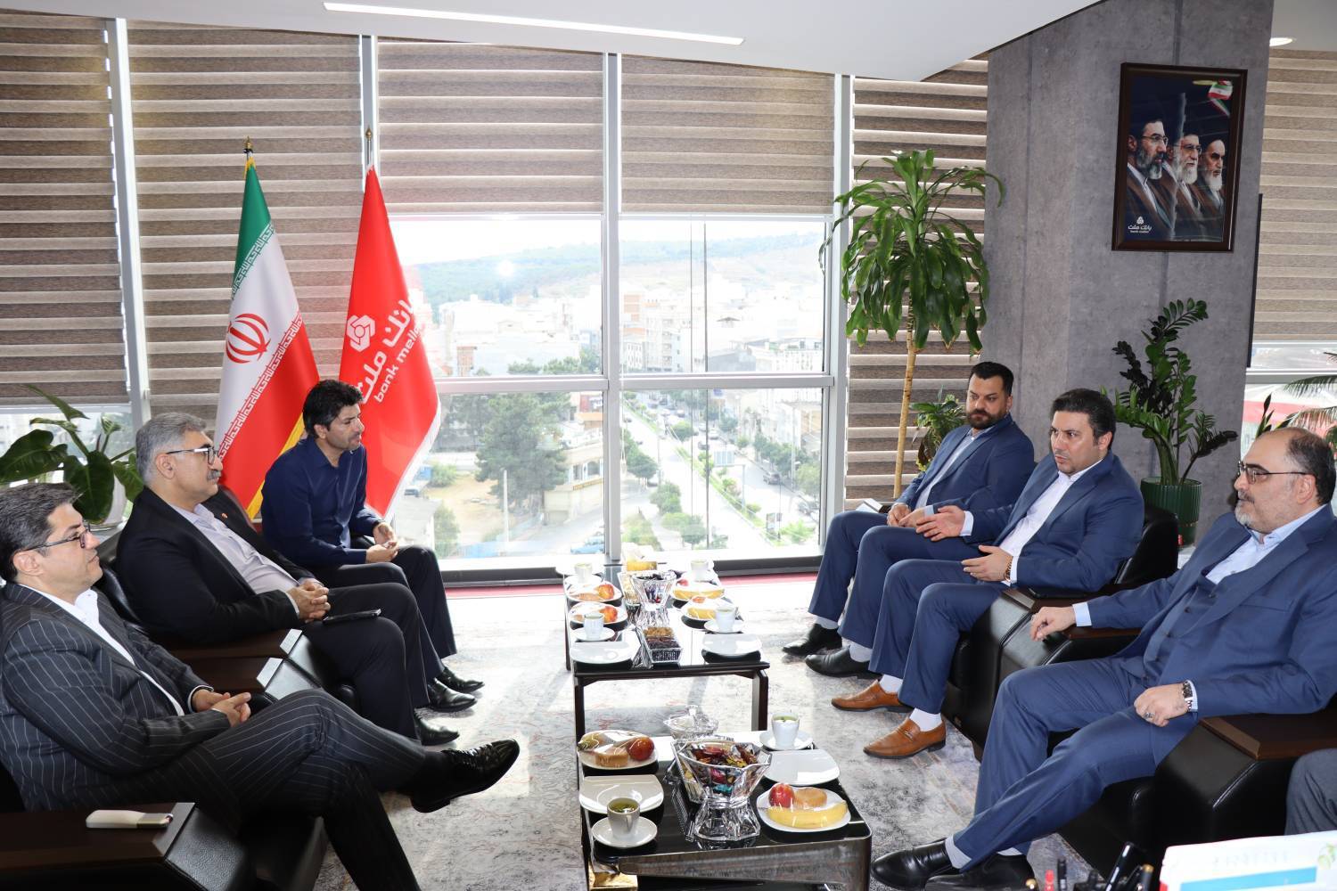 تسهیل تأمین مالی تولید؛ نشست مشترک مدیرعامل پگاه گلستان و مدیر شعب بانک ملت استان